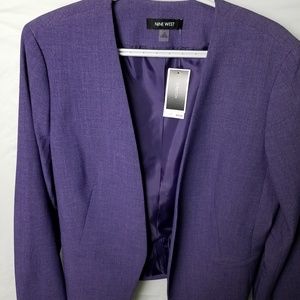 NWT Women's size14 Blazer Blueberry Stretch